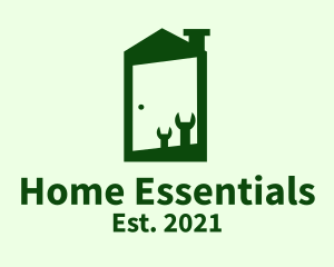 Green Home Fixture  logo design