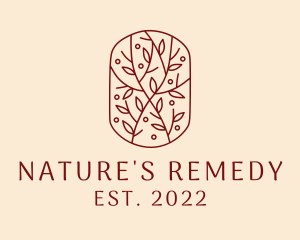 Organic Tree Lifestyle Wellness  logo design