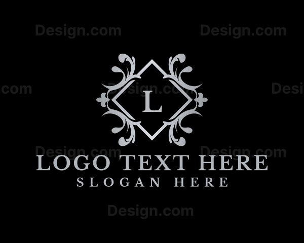 Elegant Ornament Crest Logo