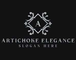 Elegant Ornament Crest logo design