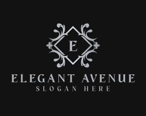 Elegant Ornament Crest logo design