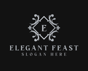 Elegant Ornament Crest logo design