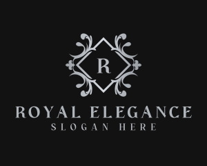 Elegant Ornament Crest logo design