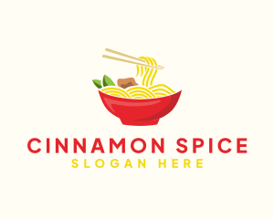 Asian Soup Noodles logo design