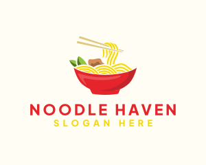 Asian Soup Noodles logo design