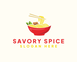 Asian Soup Noodles logo design