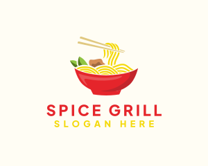 Asian Soup Noodles logo design