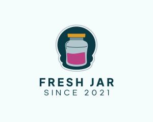 Jam Food Jar  logo design