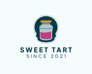 Jam Food Jar  logo design