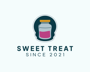 Jam Food Jar  logo design