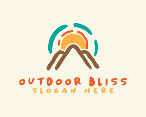 Sunrise Mountain Adventure logo design