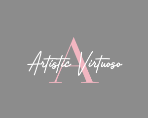 Handwriting Feminine Business logo design