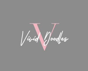 Handwriting Feminine Business logo design