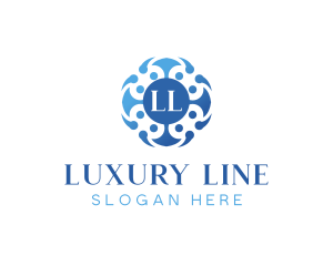 Mandala Floral Luxury Boutique logo design