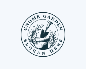 Plant Gardening Trowel logo design