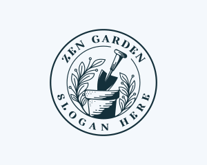 Plant Gardening Trowel logo design