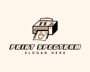 Offensive Cursing Printer logo design