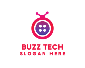 Bug Insect Button logo