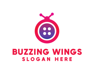 Bug Insect Button logo