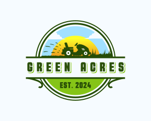 Lawn Mower Grass logo