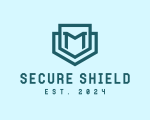 Shield Letter M logo