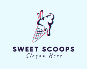 Sweet Ice Cream Dessert logo