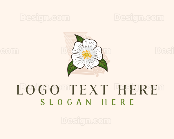 Cherokee Rose Georgia Logo