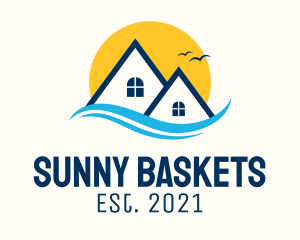 Sunny Wave House Realty logo design