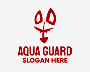 Red Guard Dog logo design