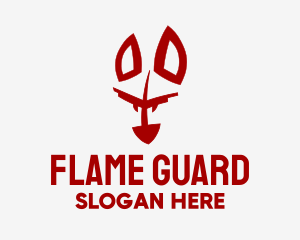 Red Guard Dog logo design