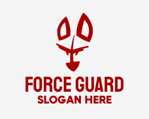 Red Guard Dog logo design