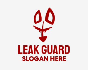 Red Guard Dog logo design