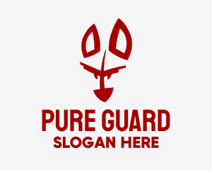 Red Guard Dog logo design