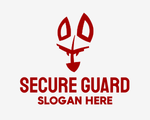 Red Guard Dog logo design