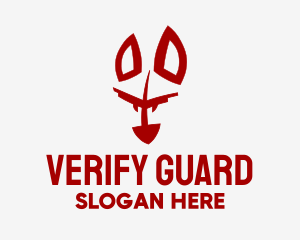 Red Guard Dog logo design