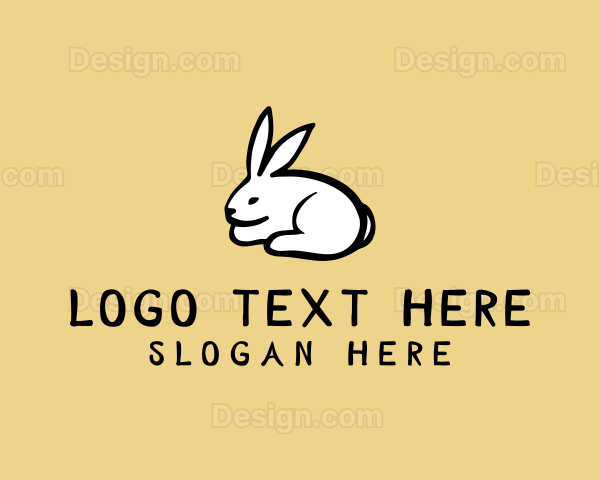 Rabbit Animal Cartoon Logo