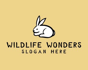 Rabbit Animal Cartoon logo
