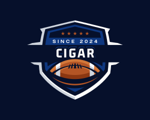 Sport American Football Shield logo design