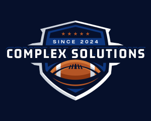 Sport American Football Shield logo design