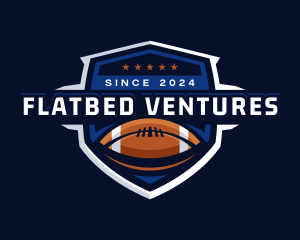 Sport American Football Shield logo design