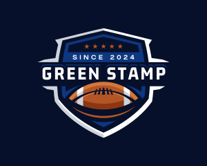 Sport American Football Shield logo design