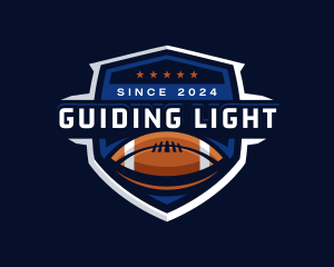 Sport American Football Shield logo design