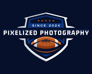 Sport American Football Shield logo design