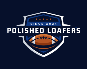 Sport American Football Shield logo design