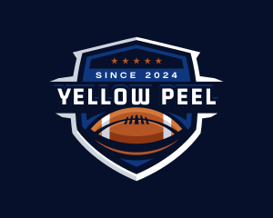 Sport American Football Shield logo design