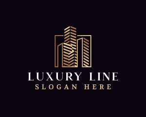 Luxury Real Estate City logo design