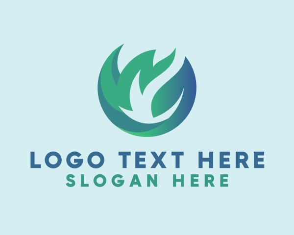 Leafy logo example 2