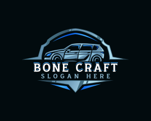 Modern Car Automobile Emblem logo design