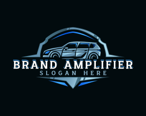 Modern Car Automobile Emblem logo design