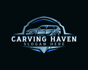 Modern Car Automobile Emblem logo design